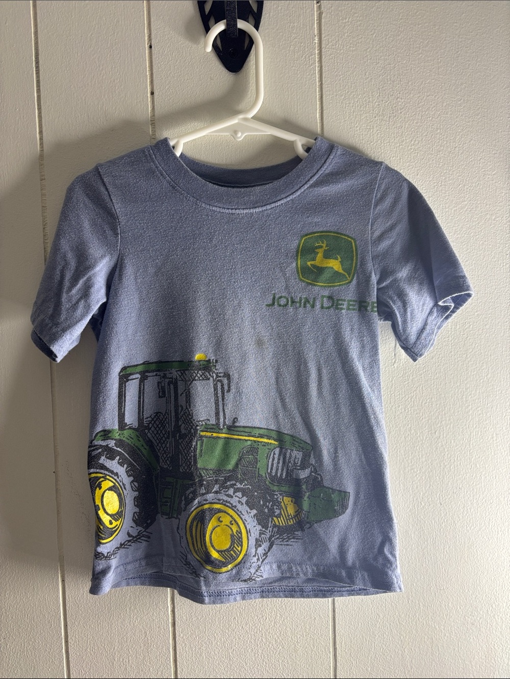 485 - John Deere Kids' Blue Tractor Graphic Tee
